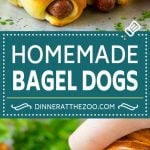 Bagel Dogs Recipe | Hot Dogs #bagel #hotdogs #dinner #lunch #uzhal