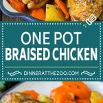 Braised Chicken with Carrots and Potatoes Recipe | One Pot Meal | Chicken with Potatoes #chicken #chickenthighs #onepot #potatoes #carrots #dinner #uzhal