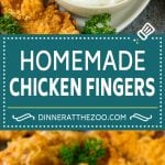 Homemade Chicken Fingers Recipe | Chicken Tenders | Fried Chicken #chicken #friedchicken #dinner #appetizer #uzhal