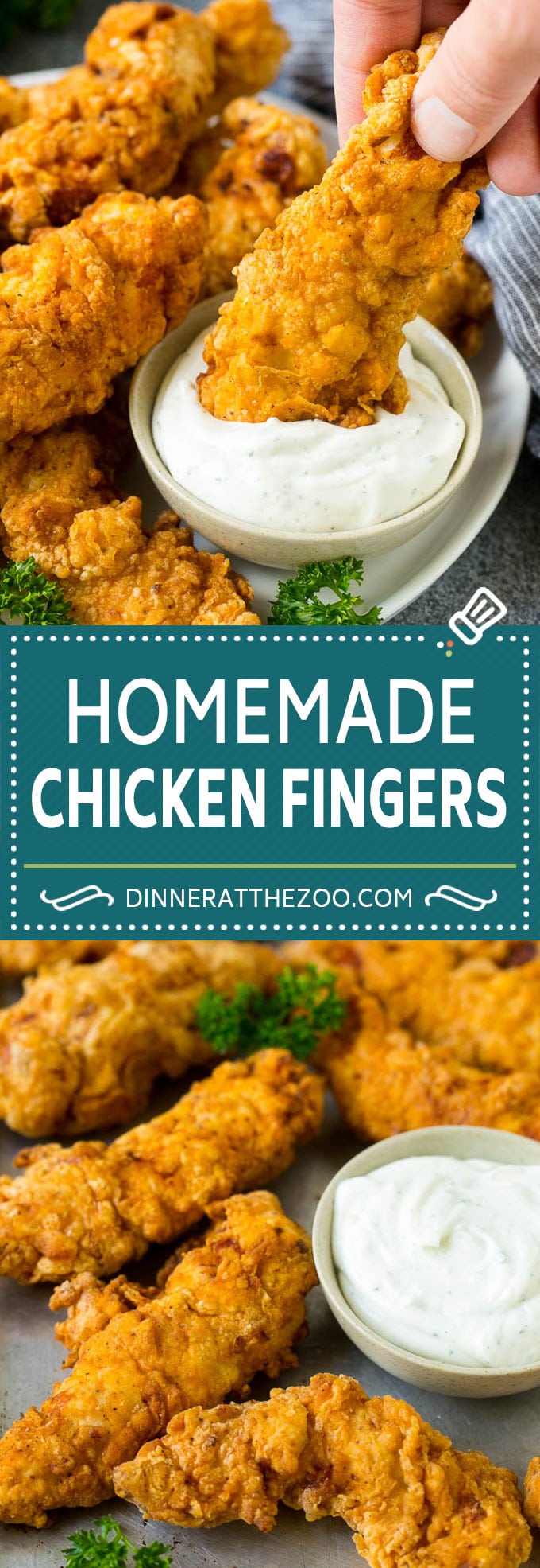 Homemade Chicken Fingers Recipe | Chicken Tenders | Fried Chicken #chicken #friedchicken #dinner #appetizer #uzhal