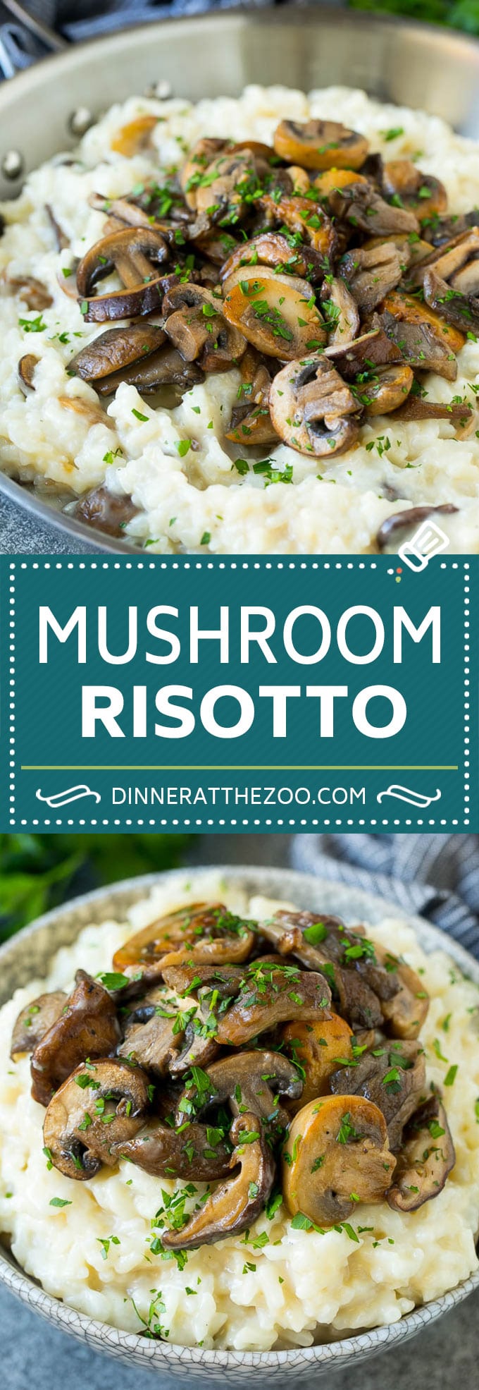 Mushroom Risotto Recipe | Mushroom Rice | Easy Risotto #rice #mushrooms #sidedish #glutenfree #dinner #uzhal