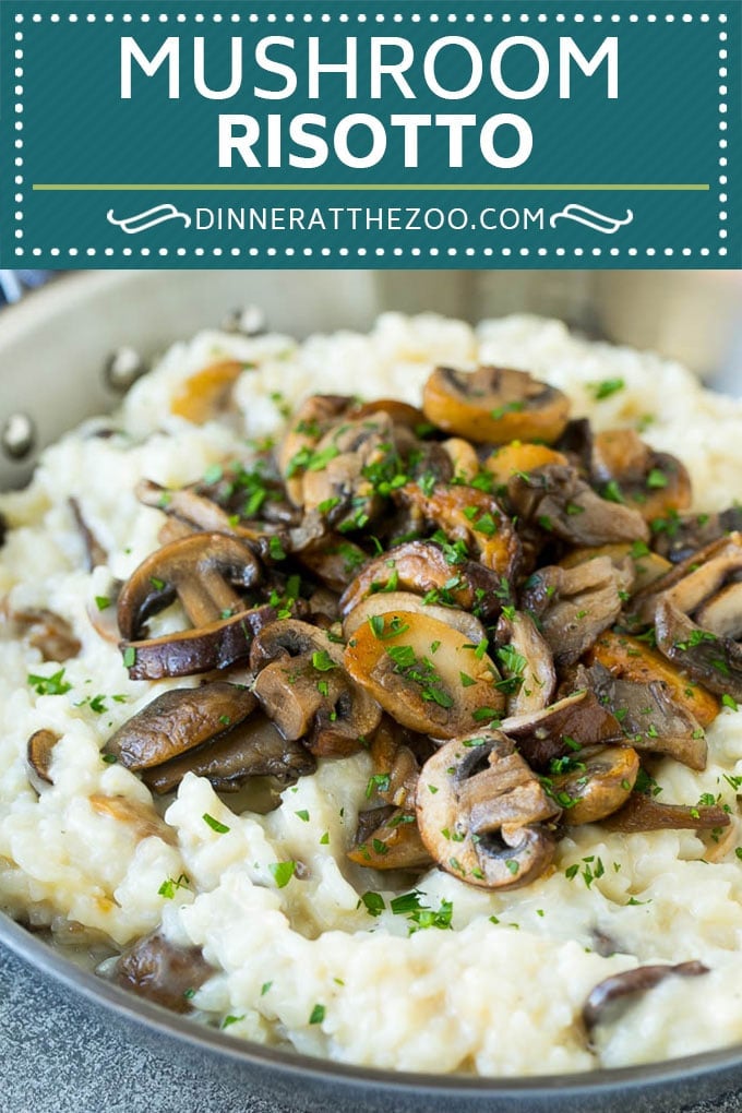 Mushroom Risotto Recipe | Mushroom Rice | Easy Risotto #rice #mushrooms #sidedish #glutenfree #dinner #uzhal