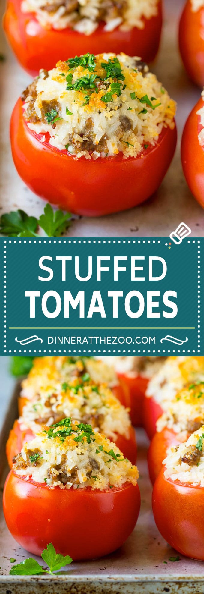 Stuffed Tomatoes Recipe | Sausage Stuffed Tomatoes #tomatoes #sausage #rice #dinner #uzhal