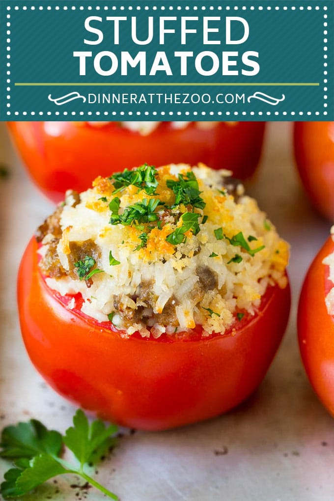 Stuffed Tomatoes Recipe | Sausage Stuffed Tomatoes #tomatoes #sausage #rice #dinner #uzhal