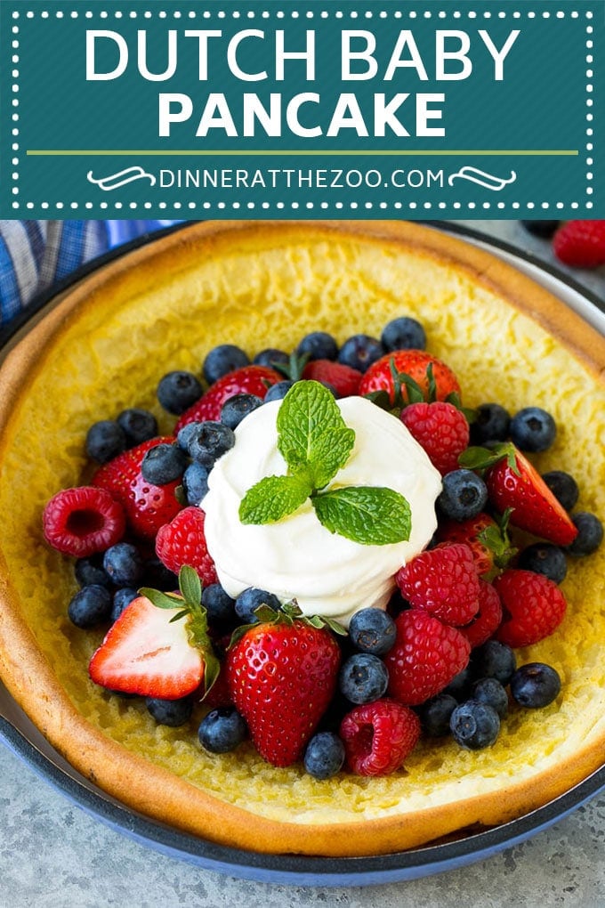 Dutch Baby Pancake Recipe | Puffed Pancake | Skillet Pancake #pancakes #breakfast #brunch #uzhal