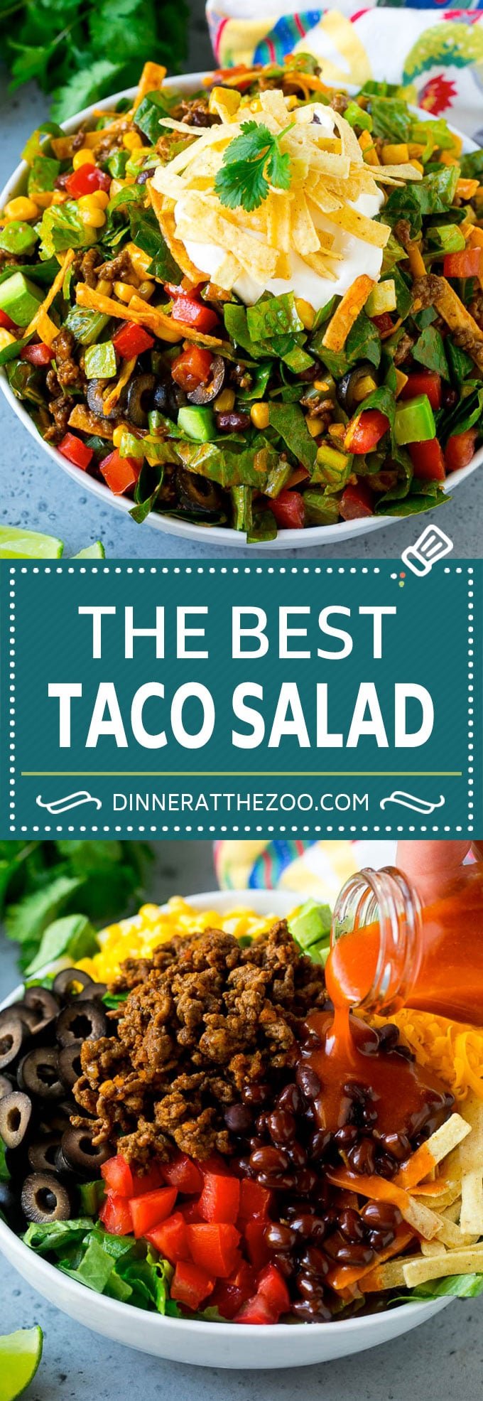 Taco Salad Recipe | Beef Taco Salad | Mexican Salad #salad #taco #beef #lunch #avocado #dinner #uzhal
