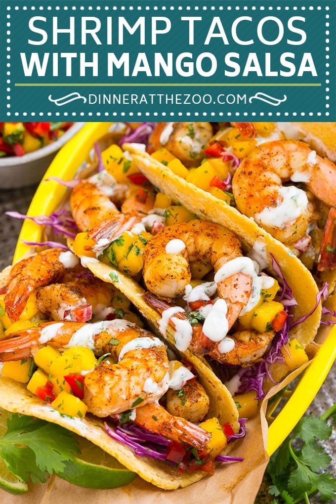 Shrimp Tacos Recipe | Seafood Tacos #shrimp #tacos #mango #tacotuesday #mexican #dinner #uzhal