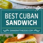 Cuban Sandwich Recipe #sandwich #pork #ham #cheese #pickles #lunch #dinner #uzhal