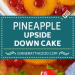 Pineapple Upside Down Cake | Pineapple Cake #cake #pineapple #dessert #cherries #uzhal