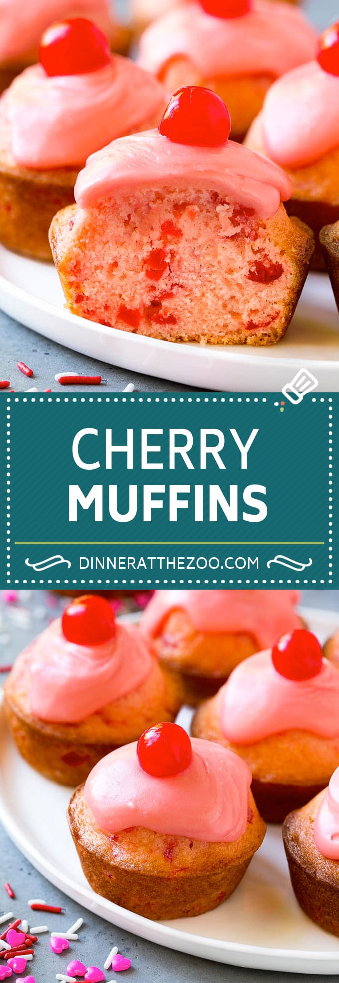 Cherry Muffins Recipe | Maraschino Cherry Muffins #cherries #cherry #muffins #baking #dessert #sweets #uzhal