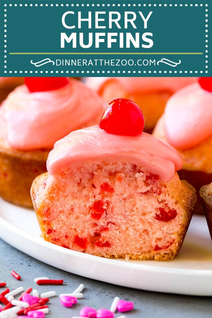 Cherry Muffins Recipe | Maraschino Cherry Muffins #cherries #cherry #muffins #baking #dessert #sweets #uzhal