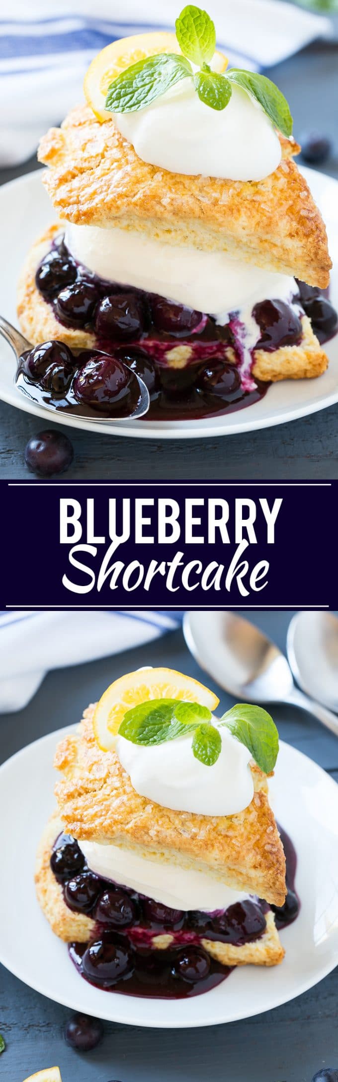 Blueberry Shortcake Recipe | Blueberry Sauce | Blueberry Dessert  #blueberries #dessert #icecream #sweets #uzhal