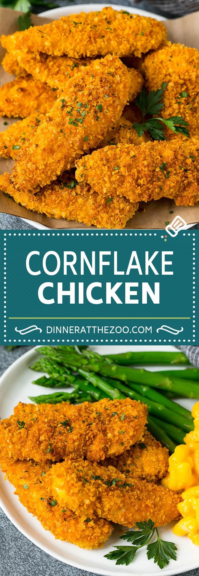 Cornflake Chicken Recipe | Chicken Fingers #chicken #dinner #uzhal