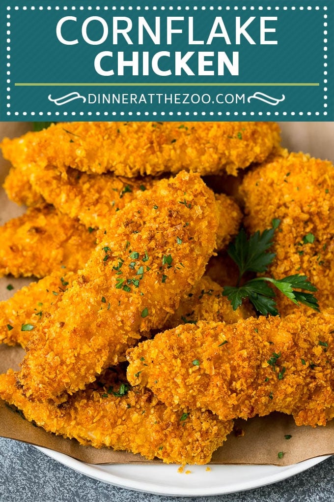 Cornflake Chicken Recipe | Chicken Fingers #chicken #dinner #uzhal