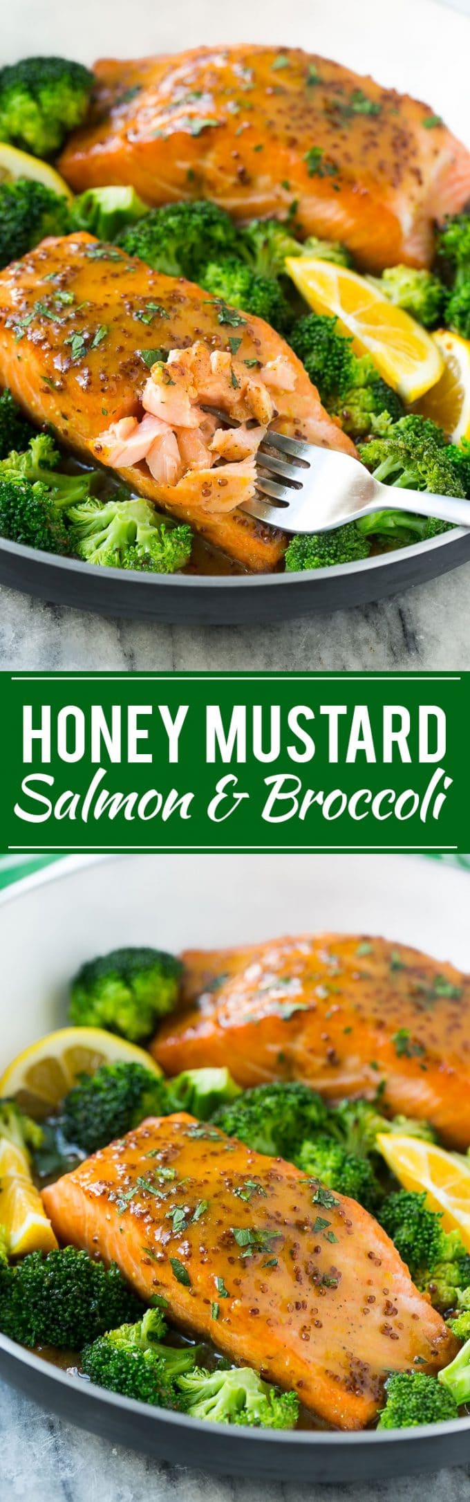 Honey Mustard Salmon Recipe | Salmon and Broccoli | Seared Salmon | One Pot Meal #onepotmeal #salmon #broccoli #dinner #uzhal