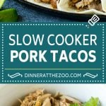 Pork Tacos Recipe | Slow Cooker Tacos #tacos #pork #slowcooker #crockpot #salsa #dinner #uzhal
