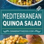 Mediterranean Quinoa Salad Recipe | Healthy Quinoa Salad | Chopped Salad #quinoa #healthy #cleaneating #lunch #dinner #uzhal