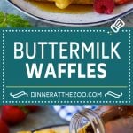 Buttermilk Waffles Recipe | Homemade Waffles #waffles #breakfast #brunch #uzhal