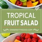 Tropical Fruit Salad Recipe | Easy Fruit Salad | Best Fruit Salad #fruit #salad #uzhal #healthy