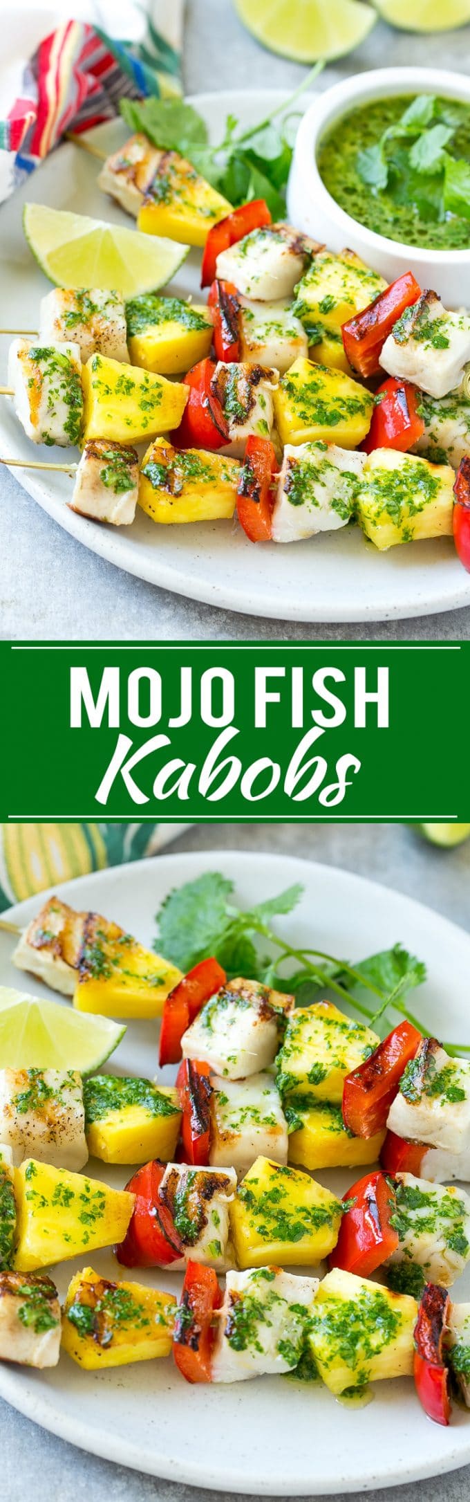 Mojo Fish Kabobs Recipe | Grilled Fish Recipe | Fish Kabobs | Mojo Recipe #kabobs #skewers #grilling #fish #dinner #uzhal