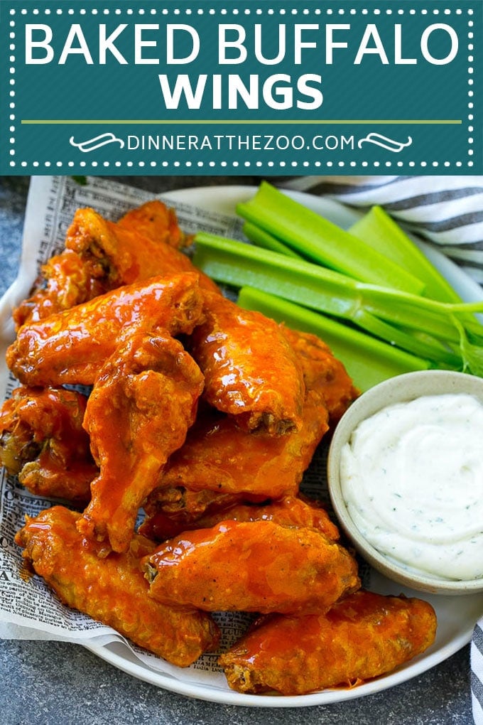 Baked Buffalo Wings Recipe | Buffalo Chicken Wings | Crispy Baked Chicken Wings #chicken #chickenwings #buffalochicken #appetizer #uzhal