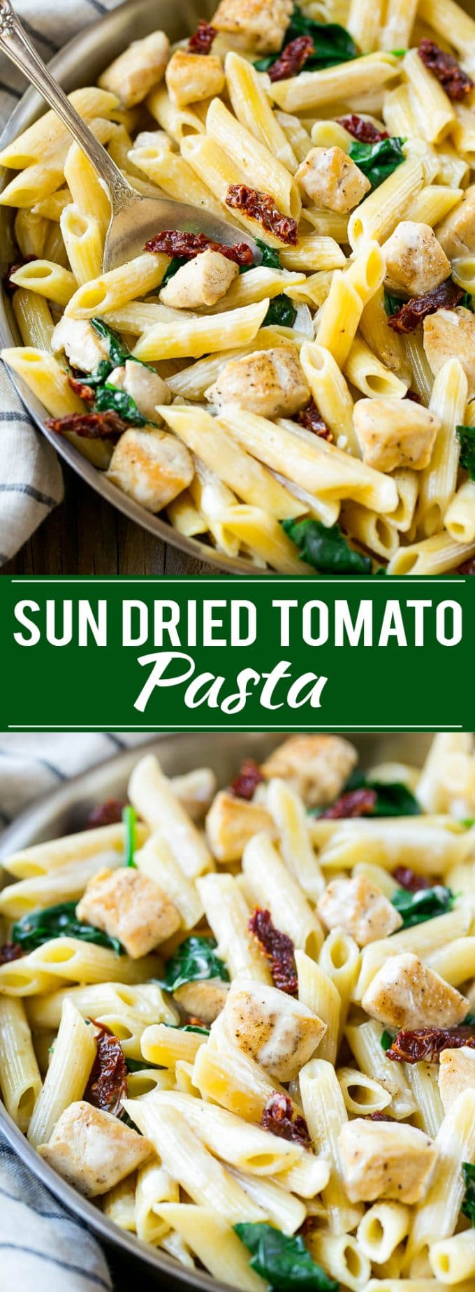 Sun Dried Tomato Pasta Recipe | Creamy Pasta | Chicken Pasta | Creamy Chicken Pasta | Easy Chicken Recipe | Chicken Recipe | Pasta Recipe #chicken #pasta #spinach #dinner #uzhal