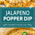 Jalapeno Popper Dip #jalapeno #dip #bacon #cheese #appetizer #uzhal