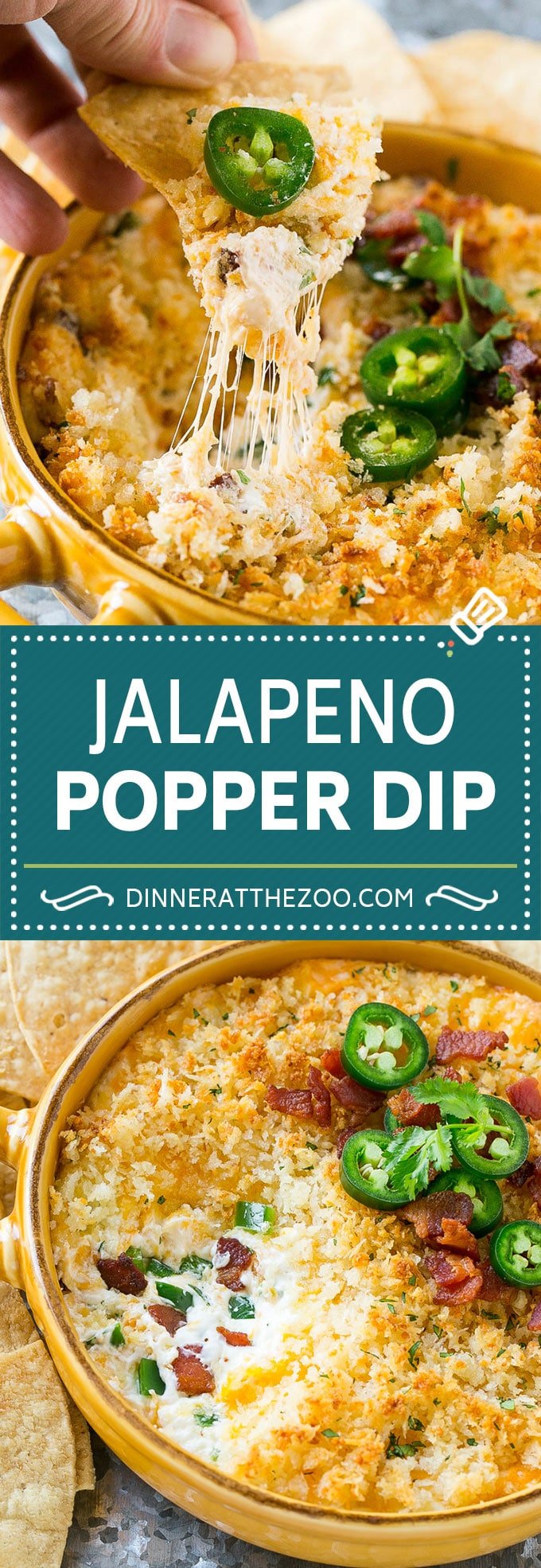 Jalapeno Popper Dip #jalapeno #dip #bacon #cheese #appetizer #uzhal