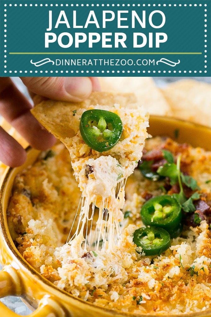 Jalapeno Popper Dip #jalapeno #dip #bacon #cheese #appetizer #uzhal