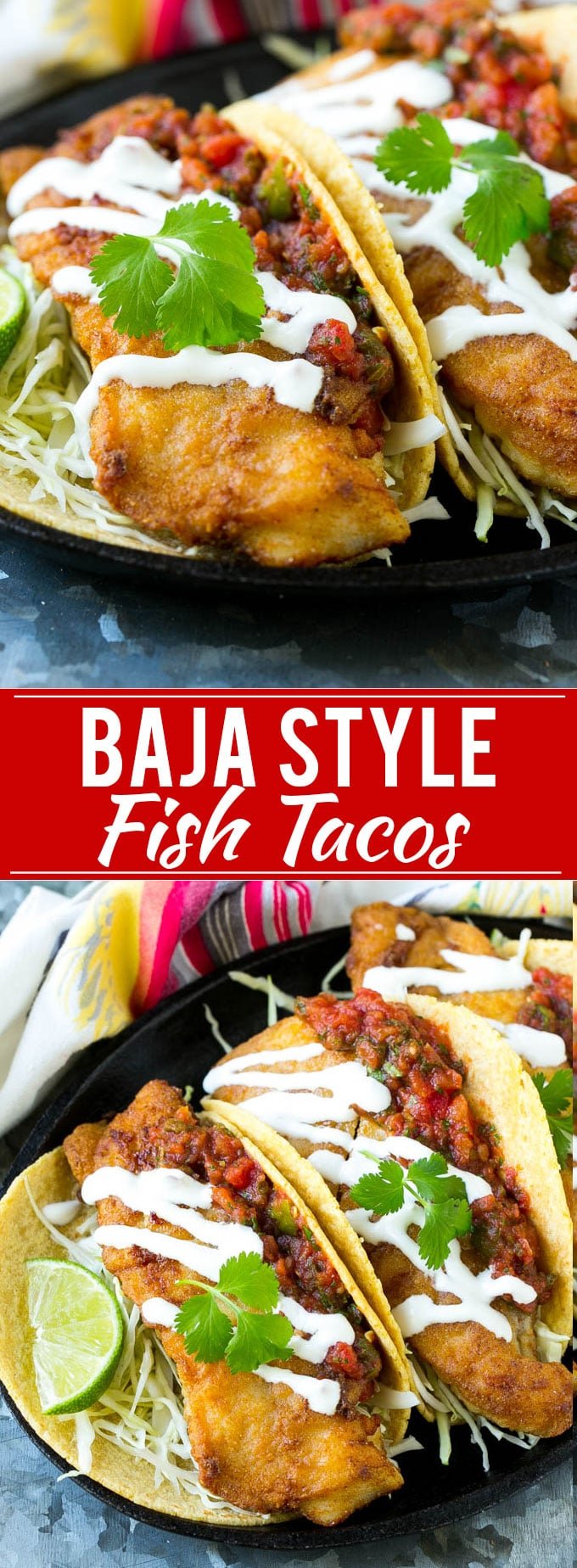 Baja Fish Tacos Recipe | Fried Fish Tacos | Crispy Fish Tacos | Easy Fish Tacos Recipe #fish #tacos #dinner #uzhal