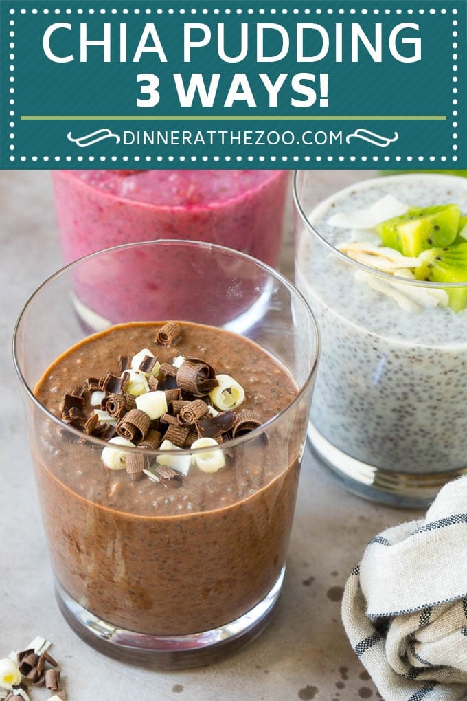 Chia Pudding Recipe | Chocolate Chia Pudding | Coconut Chia Pudding | Raspberry Chia Pudding #chia #pudding #breakfast #dessert #vegan #glutenfree #dairyfree #uzhal