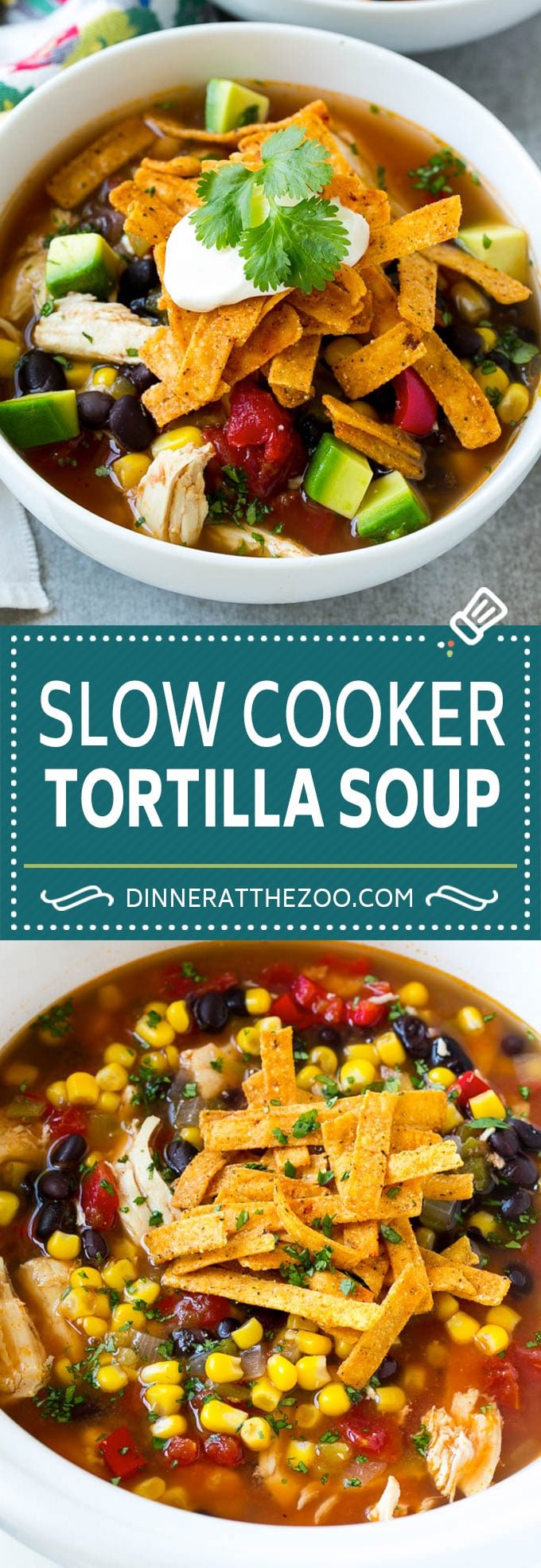 Slow Cooker Chicken Tortilla Soup Recipe | Chicken Soup Recipe | Slow Cooker Chicken Soup | Mexican Chicken Soup | Tortilla Soup Recipe #soup #tortillasoup #chickensoup #mexican #mexicansoup #dinner #uzhal