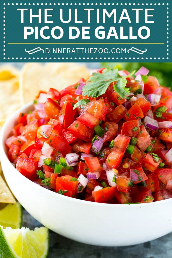 Pico de Gallo Recipe | Homemade Salsa Recipe | Salsa Fresca Recipe #salsa #salsafresca #picodegallo #snack #appetizer #uzhal