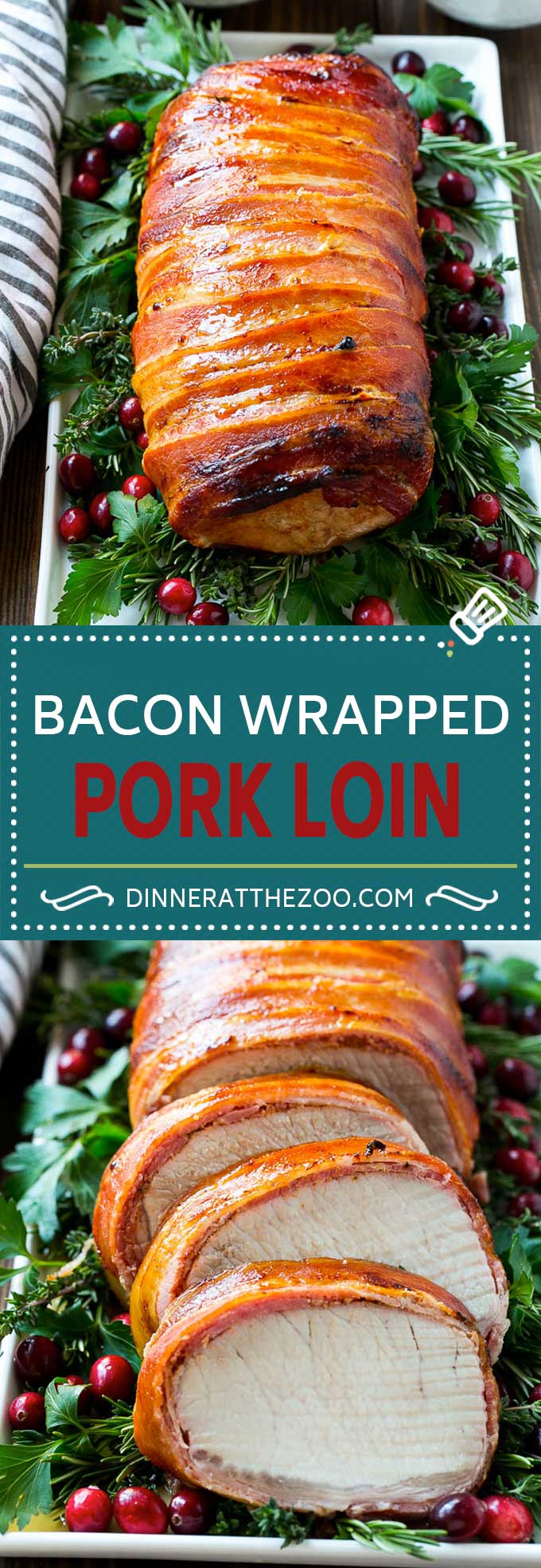 Bacon Wrapped Pork Loin Recipe | Bacon Wrapped Pork Roast | Grilled Pork Loin | Grilled Pork Recipe #bacon #pork #dinner #grilling #uzhal