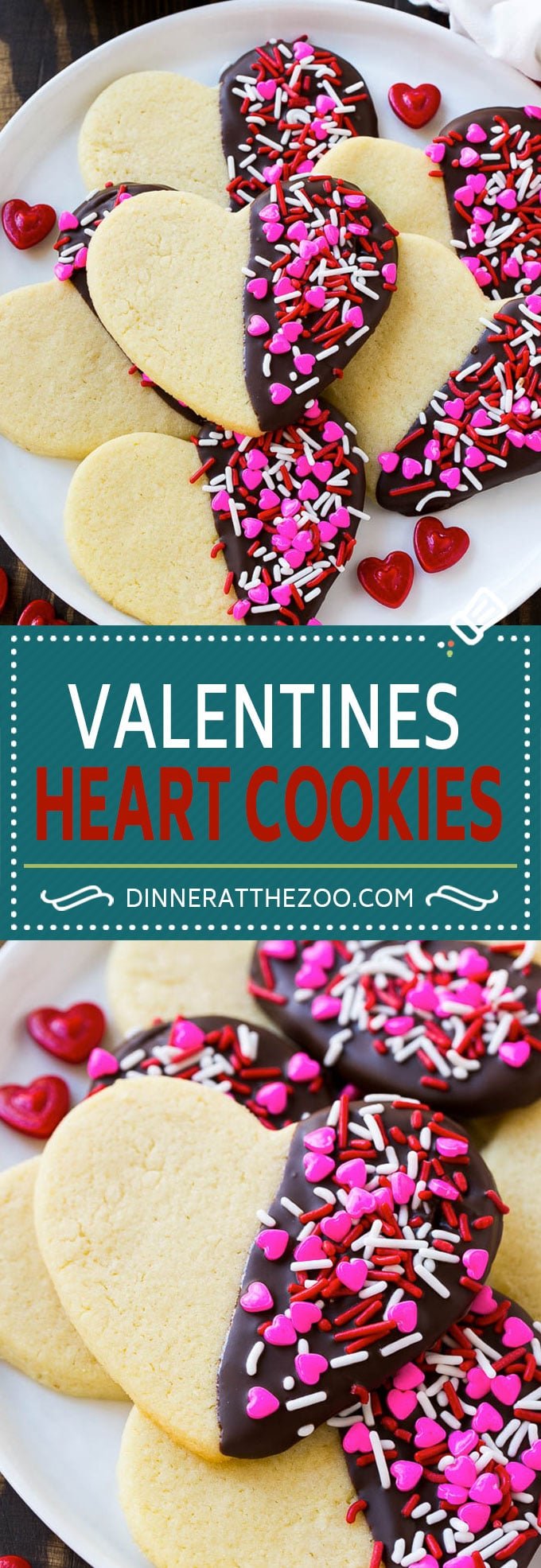 Heart Cookies Recipe | Heart Sugar Cookies | Valentine's Day Cookies | Heart Shaped Sugar Cookies | Valentine's Day Dessert #hearts #cookies #sugarcookies #valentinesday #sprinkles #dessert #uzhal