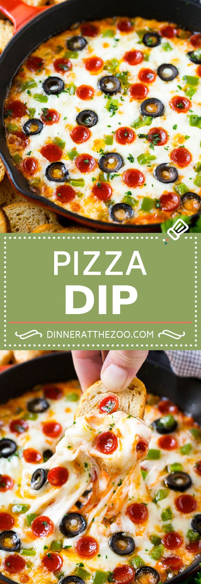 Pizza Dip Recipe | Pepperoni Pizza Dip | Crustless Pizza | Supreme Pizza Dip #pizza #uzhal #appetizer #dip