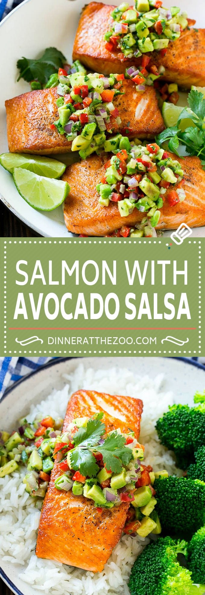 Salmon with Avocado Salsa Recipe | Seared Salmon Recipe | Healthy Salmon Recipe #salmon #avocado #salsa #seafood #lowcarb #keto #glutenfree #healthy #uzhal