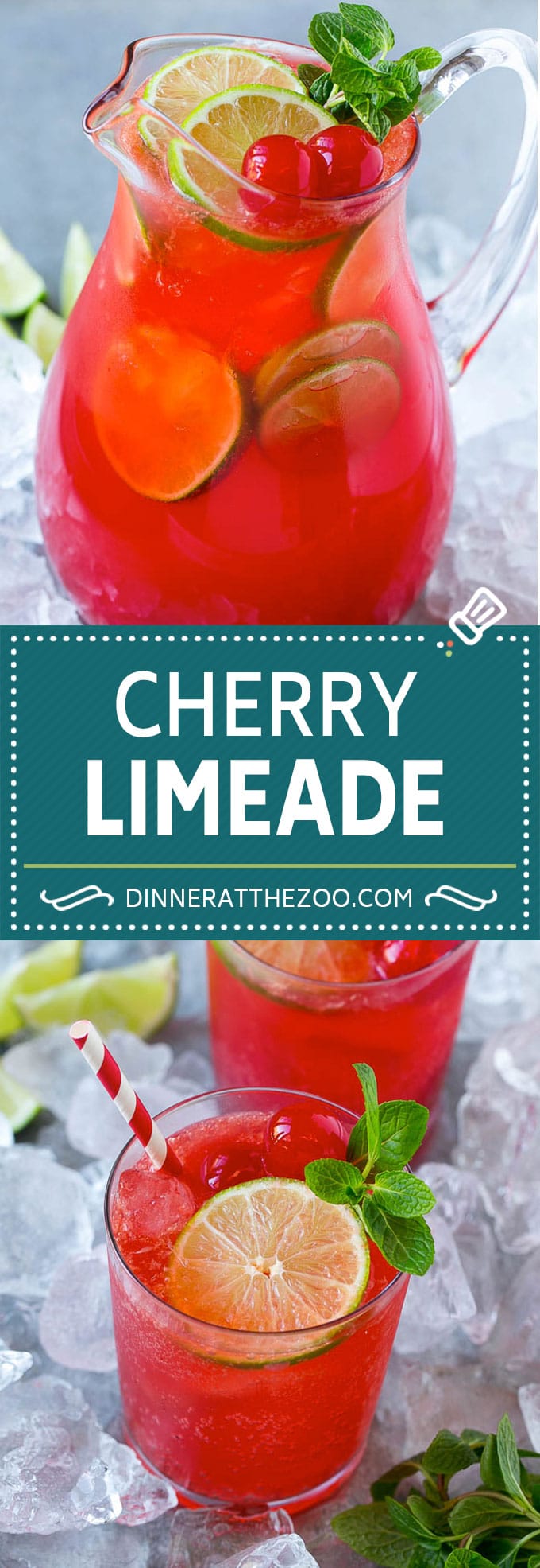 Cherry Limeade Recipe | Sonic Cherry Limeade | Limeade Recipe #limeade #drink #cherry #lime #uzhal