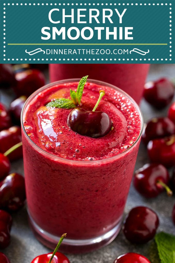 Cherry Smoothie Recipe | Healthy Smoothie | Easy Smoothie #cherry #smoothie #drink #uzhal