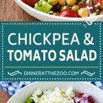 Chickpea Salad Recipe | Chickpea and Tomato Salad | Chickpea Avocado Salad | Summer Salad #salad #summer #recipes #uzhal