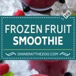 Frozen Fruit Smoothie | Berry Smoothie | Healthy Smoothie #fruit #smoothie #drink #uzhal