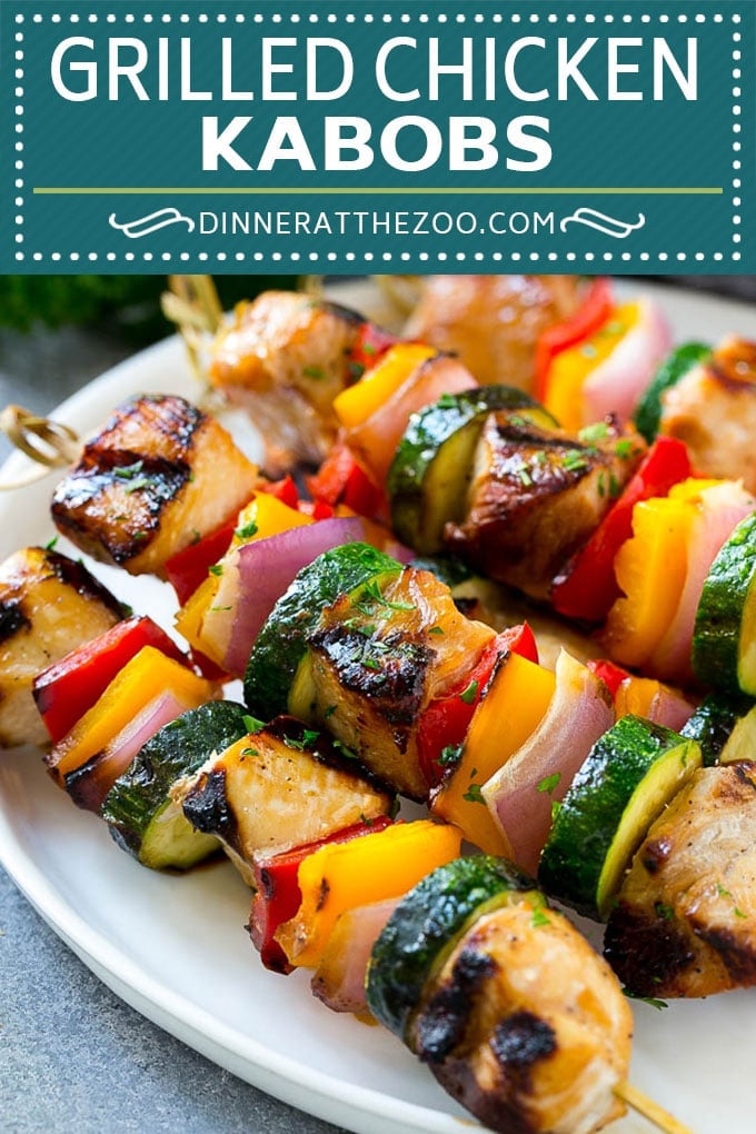 Grilled Chicken Kabobs Recipe | Chicken and Vegetable Kabobs | Grilled Chicken Skewers #grilling #chicken #kabobs #dinner #uzhal