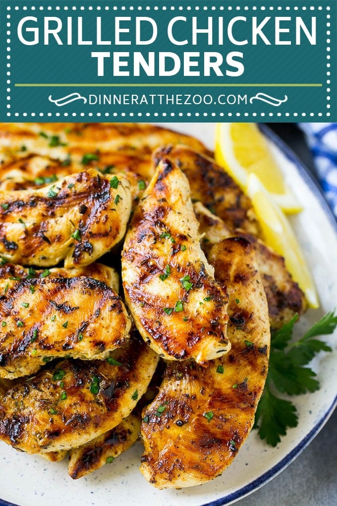 Grilled Chicken Tenders Recipe | Marinated Chicken | Lemon Garlic Chicken | Grilled Chicken #grilling #chicken #healthy #uzhal