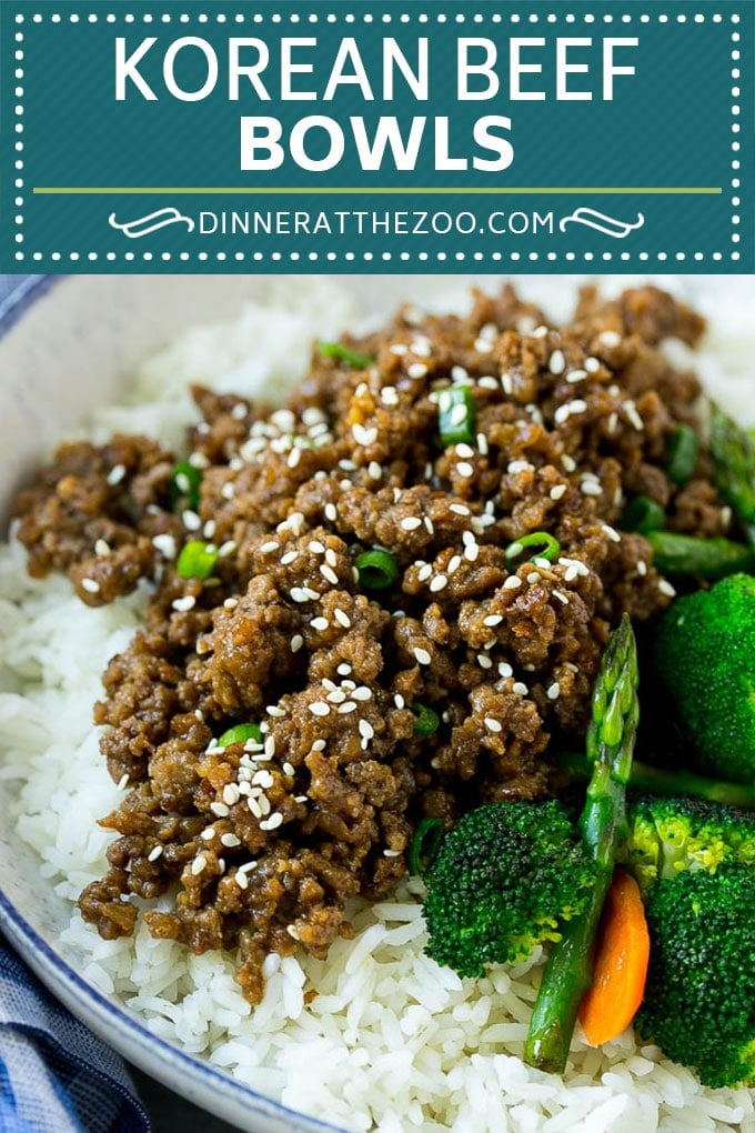 Korean Beef Bowls Recipe | Korean Ground Beef | Asian Beef Recipe | Rice Bowl #groundbeef #asianfood #rice #uzhal