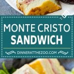 Monte Cristo Sandwich Recipe | Disneyland Monte Cristo Sandwich | Turkey Sandwich | Ham Sandwich #sandwich #uzhal #turkeysandwich