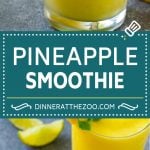 Pineapple Smoothie Recipe | Healthy Smoothie Recipe | Pineapple Recipe #pineapple #smoothie #drink #uzhal