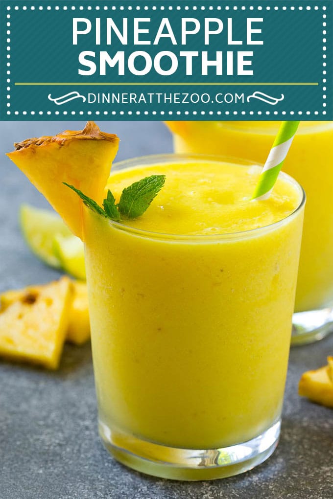 Pineapple Smoothie Recipe | Healthy Smoothie Recipe | Pineapple Recipe #pineapple #smoothie #drink #uzhal