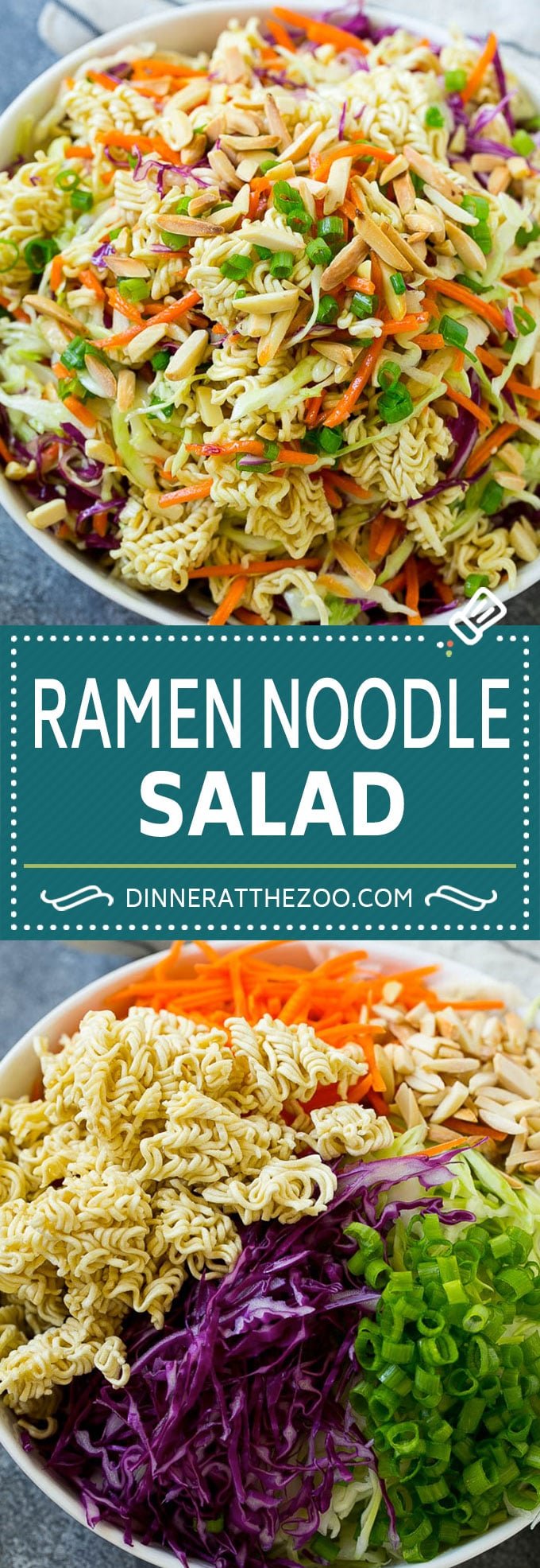 Ramen Noodle Salad Recipe | Oriental Salad | Asian Salad | Ramen Noodle Cabbage Salad #ramennoodles #salad #cabbagesalad #salad #uzhal