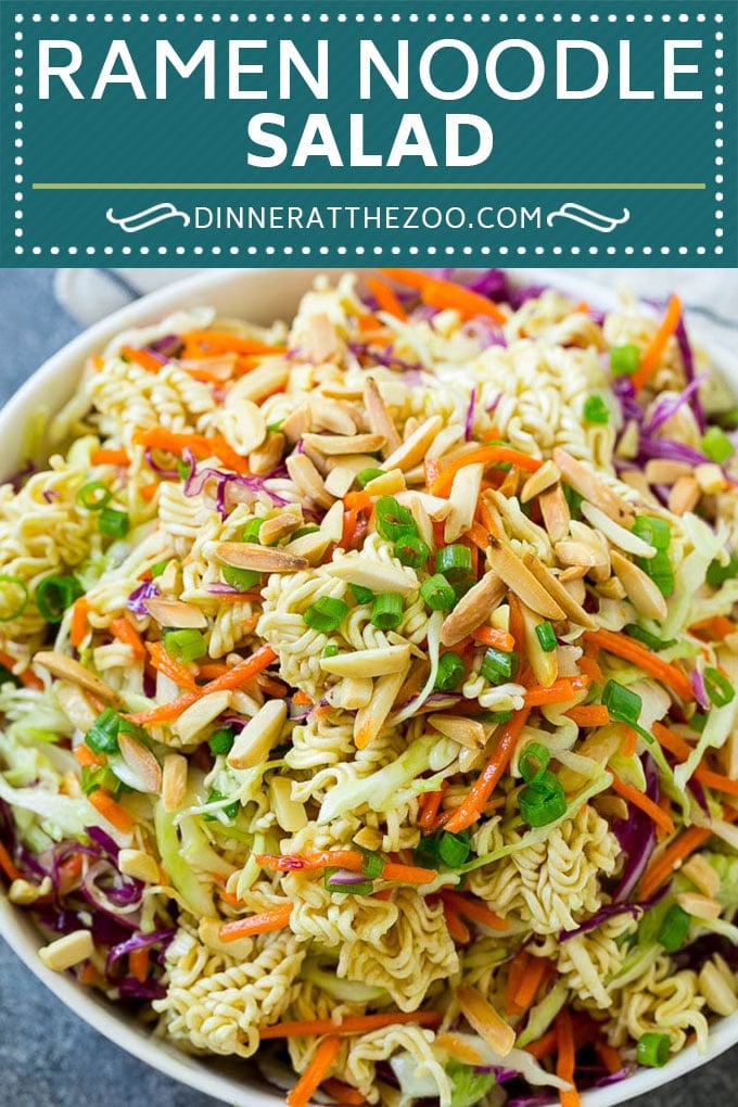 Ramen Noodle Salad Recipe | Oriental Salad | Asian Salad | Ramen Noodle Cabbage Salad #ramennoodles #salad #cabbagesalad #salad #uzhal