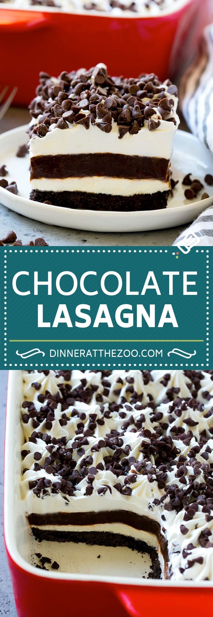 Chocolate Lasagna Recipe | No Bake Dessert | Chocolate Dessert #chocolate #dessert #nobake #sweets #uzhal